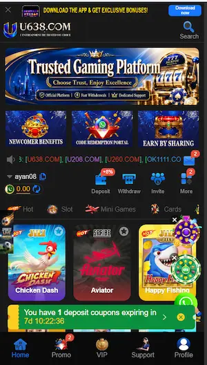 u638 game 