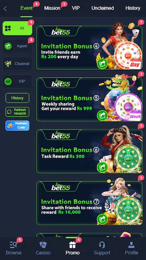 Bet55 Game