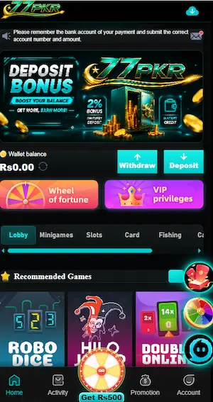 77PKR Game